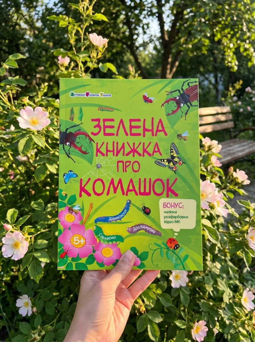 Зелена книжка про комашок — Дитячі енциклопедії