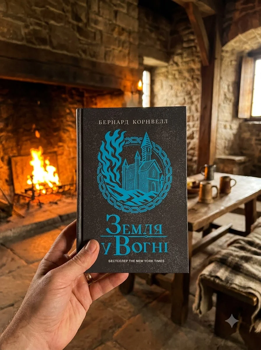 Саксонські хроніки. Земля у вогні. Книга 5 — Зарубіжні історичні романи