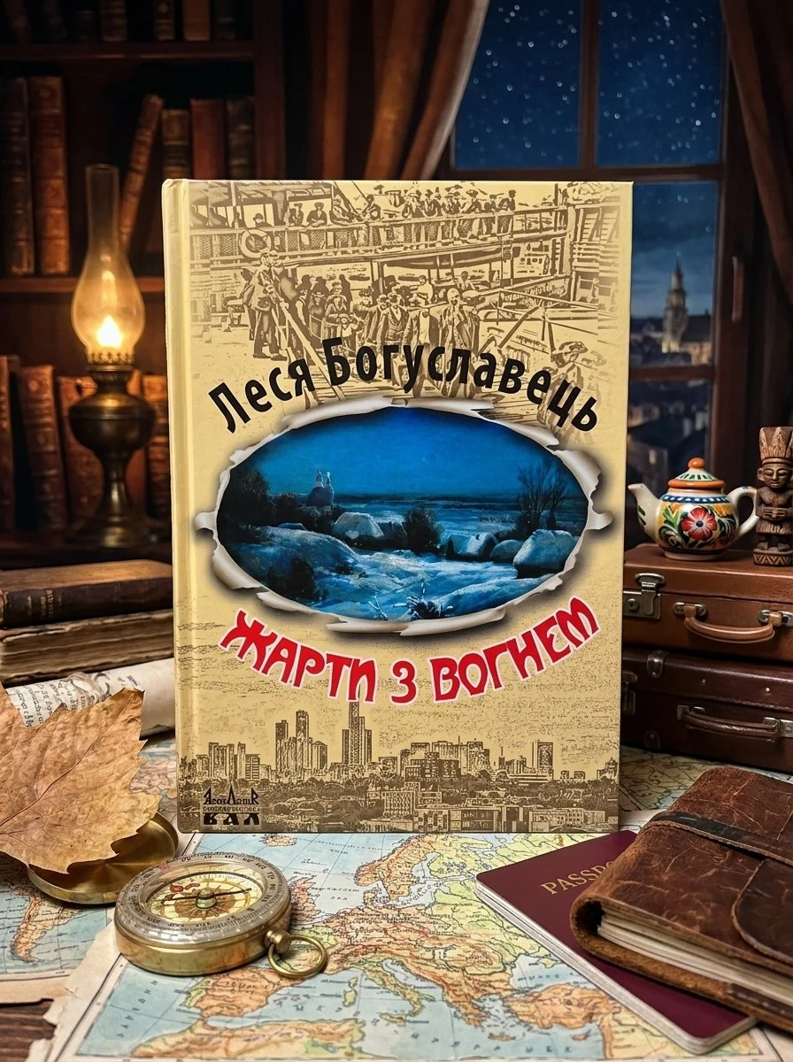Жарти з вогнем — Леся Богуславець, обкладинка