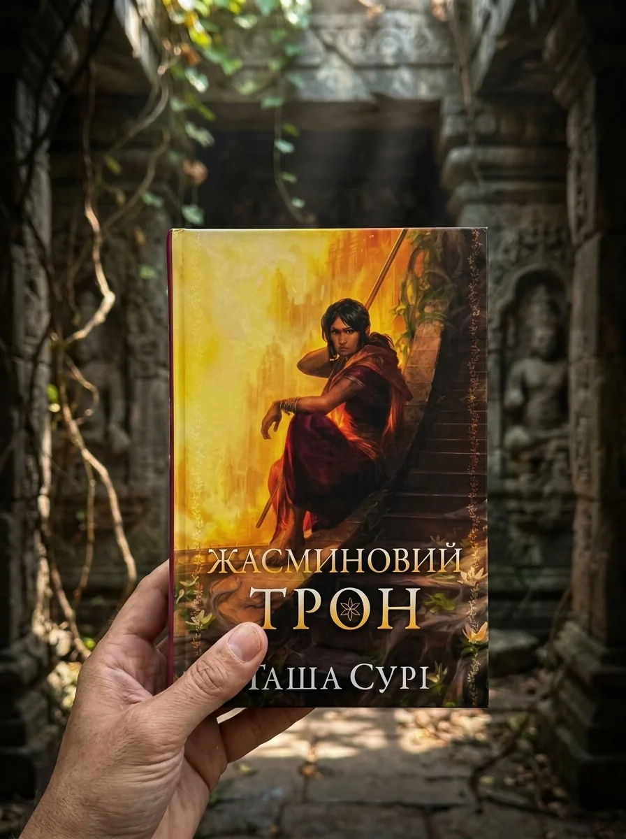 Жасминовий трон. Князівства у вогні. Книга 1 — Таша Сурі, обкладинка