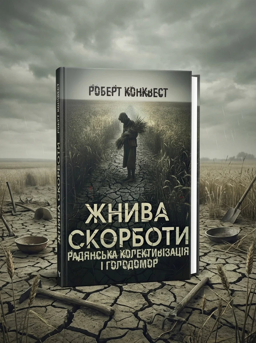 Жнива скорботи. Радянська колективізація і голодомор — Роберт Конквест, обкладинка