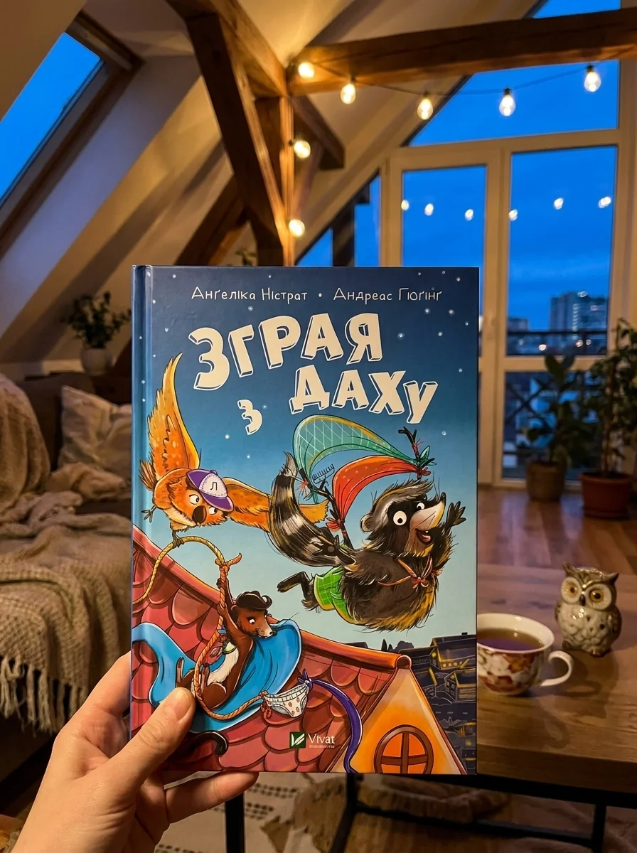 Зграя з даху — Ністрат Анґеліка, обкладинка