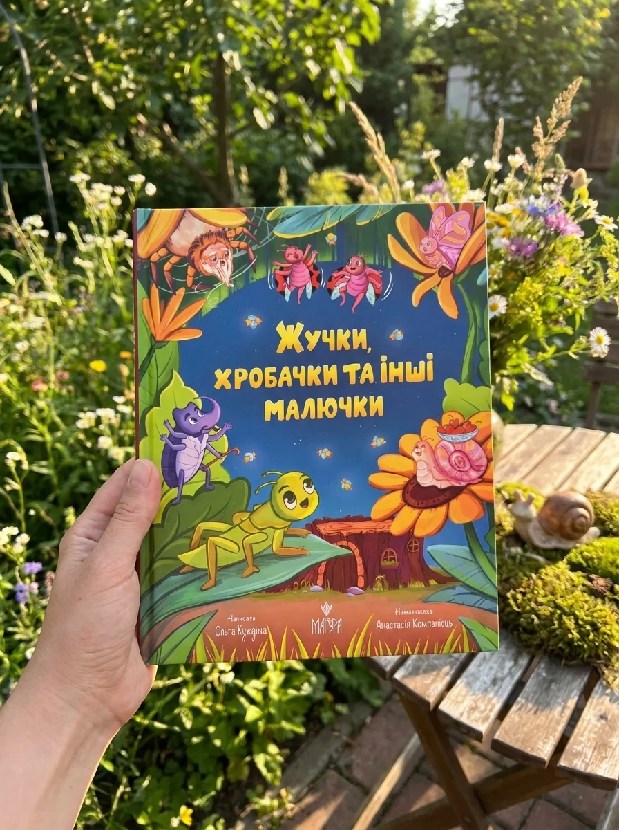 Жучки, хробачки та інші малючки — Куждіна Ольга, обкладинка