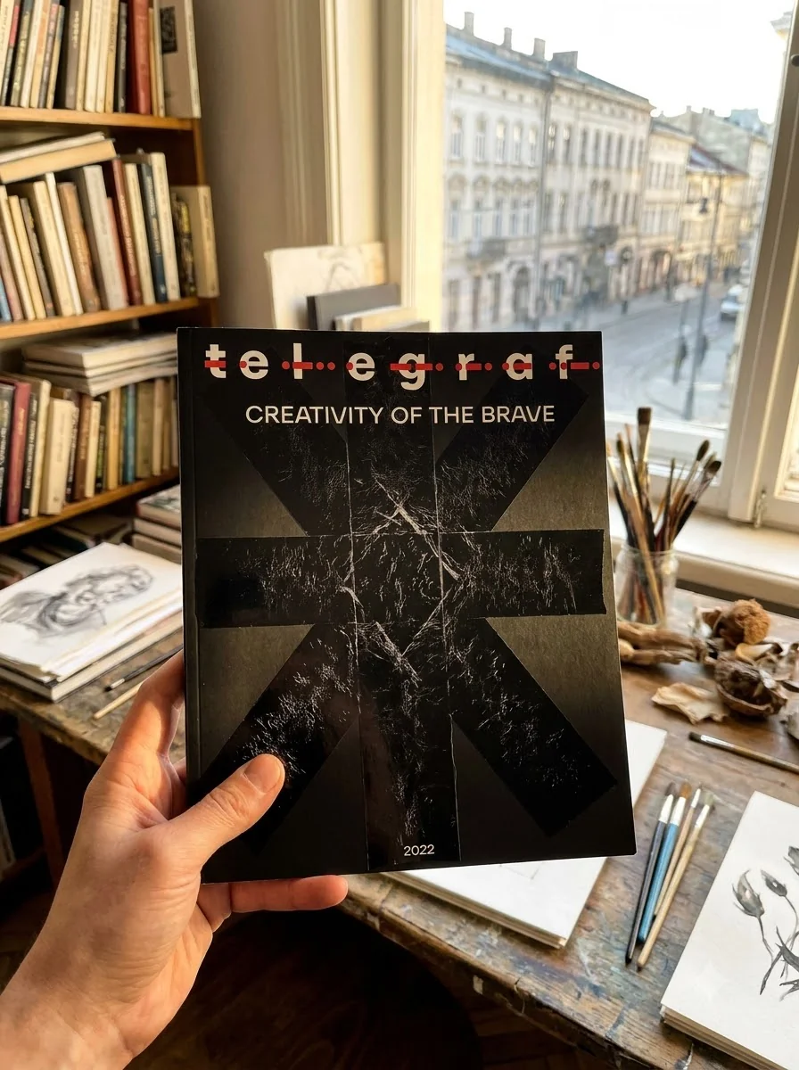 Журнал Telegraf. Creativity of the Brave, обкладинка