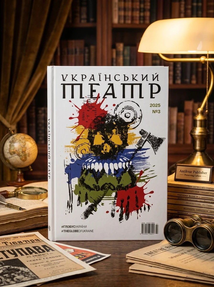 Журнал Український театр №3. #глобусукраїни, обкладинка