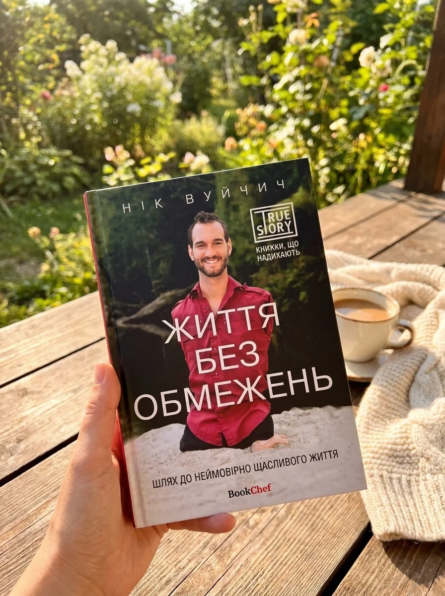 Життя без обмежень — Вуйчич Н., обкладинка