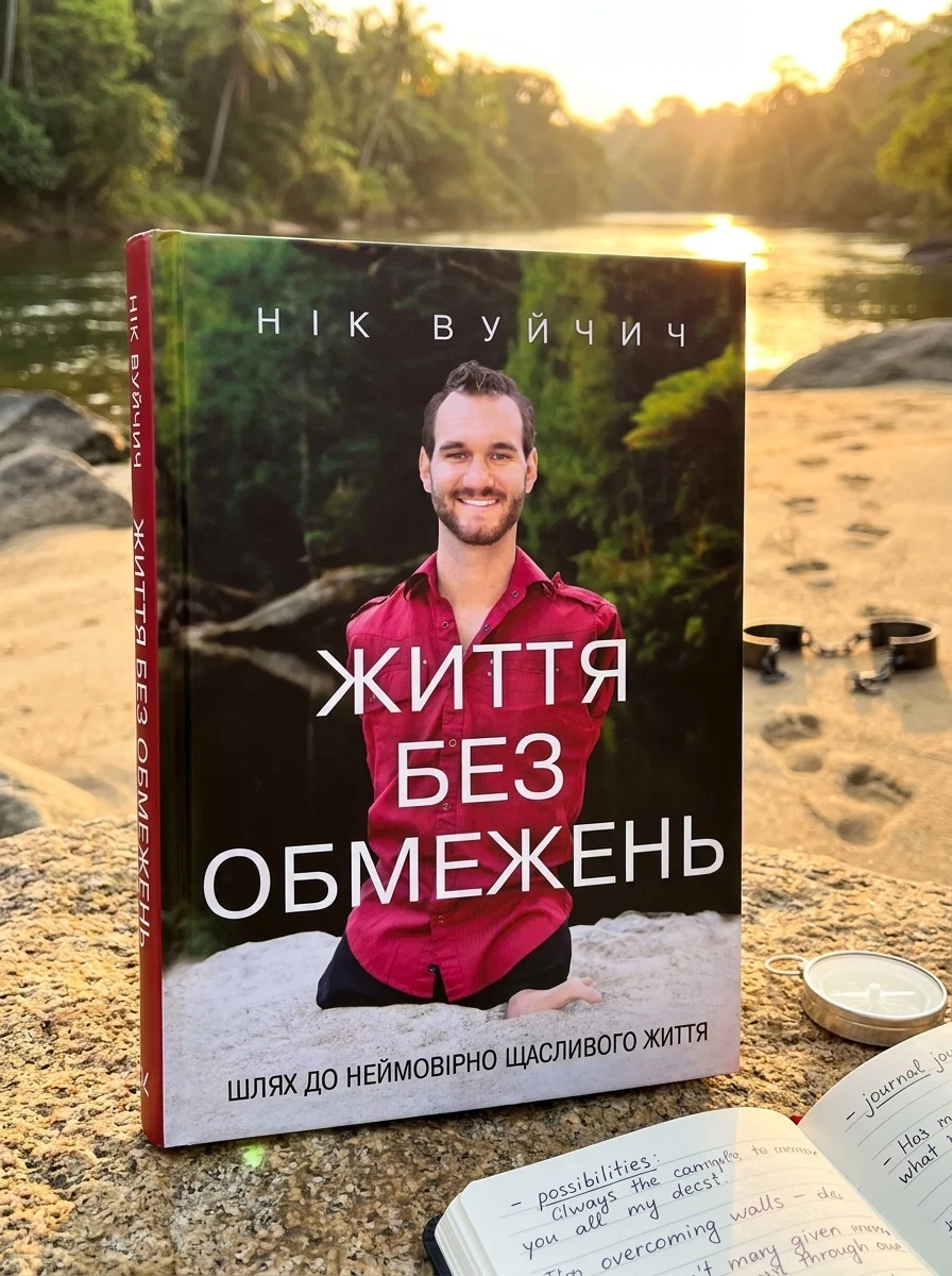 Життя без обмежень. Шлях до неймовірно щасливого життя — Нік Вуйчич, обкладинка