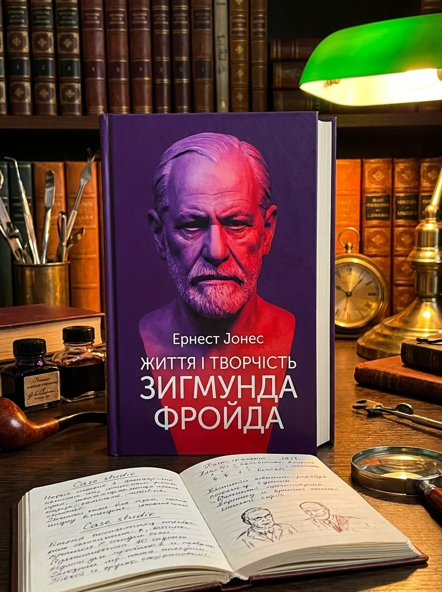 Життя і творчість Зиґмунда Фройда — Ернест Джонс, обкладинка