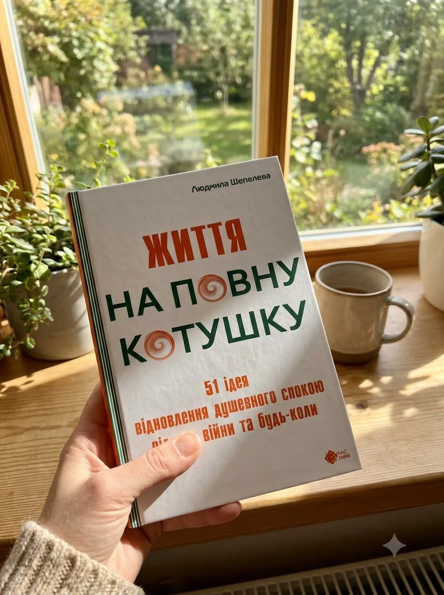 Життя на повну котушку. 51 ідея для відновлення душевного спокою під час війни та будь-коли — Наука та психологія