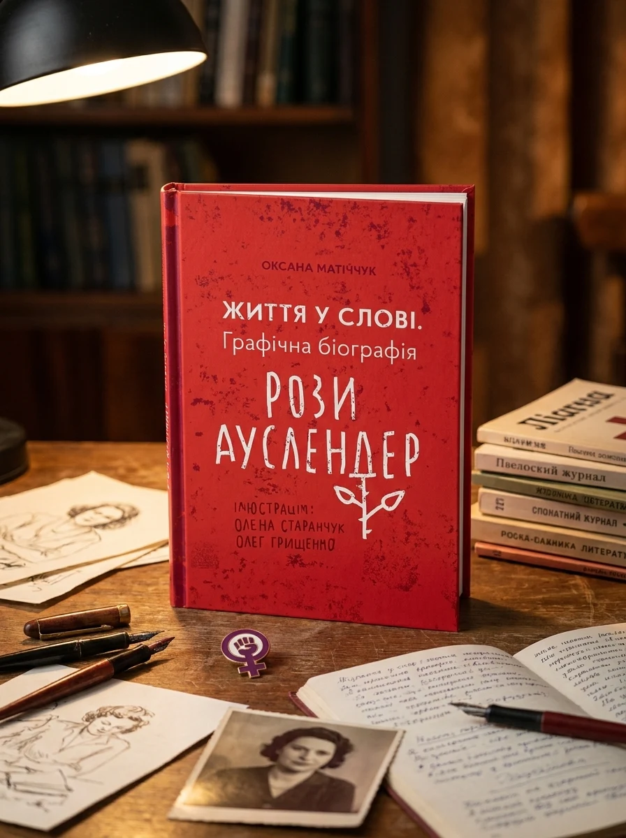 Життя у слові. Графічна бографія Рози Ауслендер — Комікси та манґи