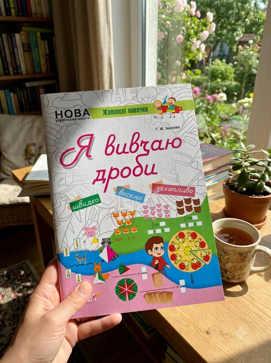 Я вивчаю дроби. Робочий зошит — Розвивальні книги