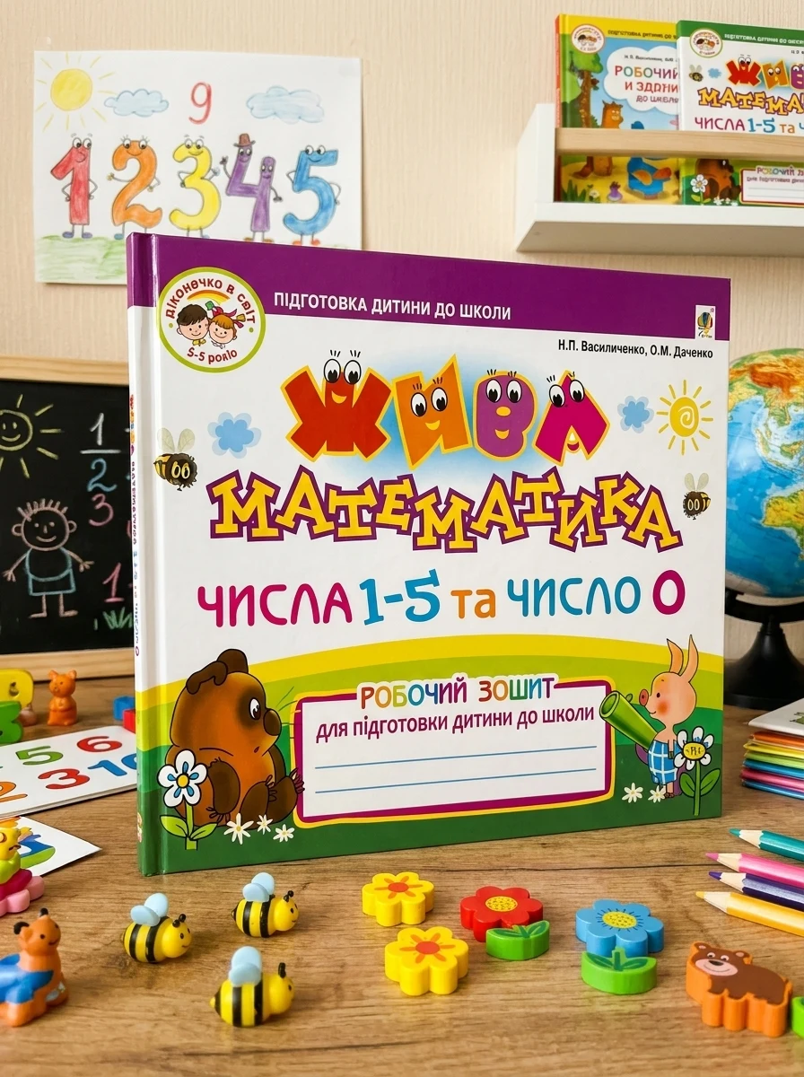 Жива математика. Числа 1-5 та число 0 — фото 2