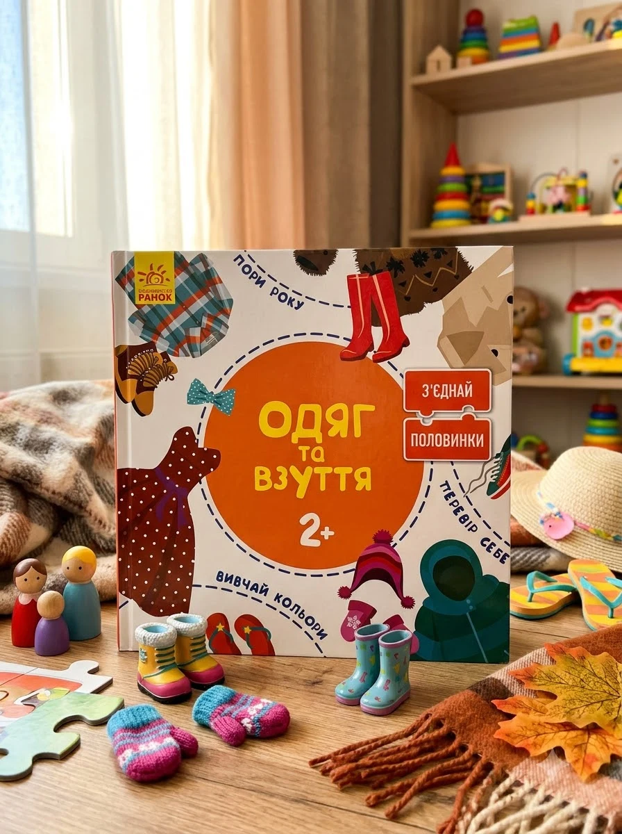 З'єднай половинки. Одяг та взуття — Книги