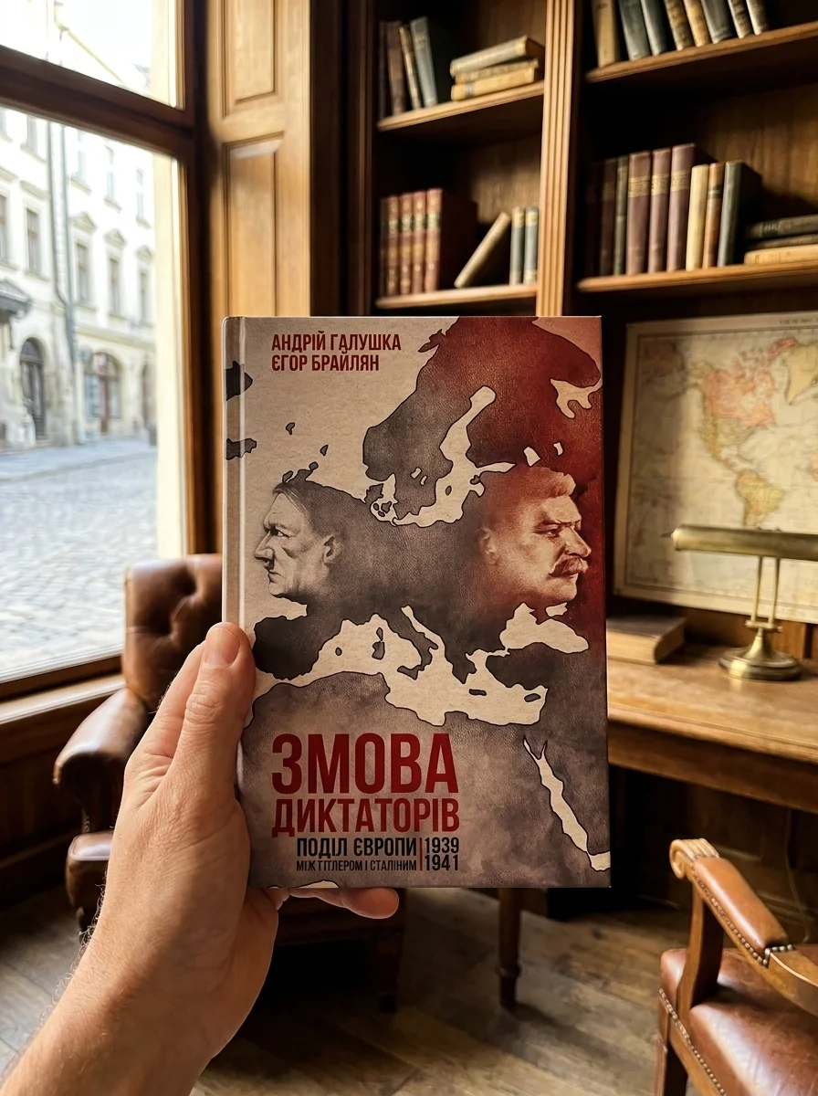 Змова диктаторів. Поділ Європи між Гітлером і Сталіним 1939-1941 — Андрій Галушка, обкладинка