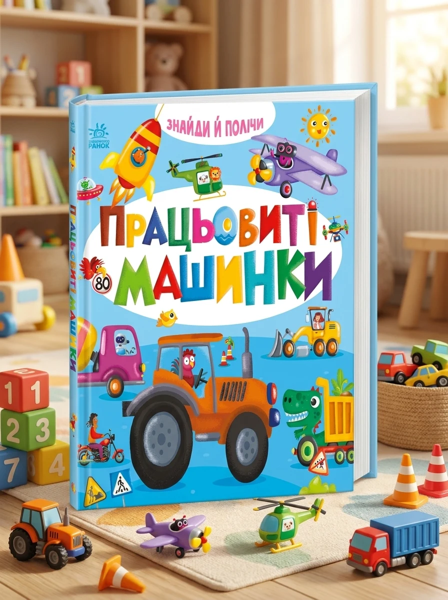 Знайди й полічи. Працьовиті машинки — фото 2