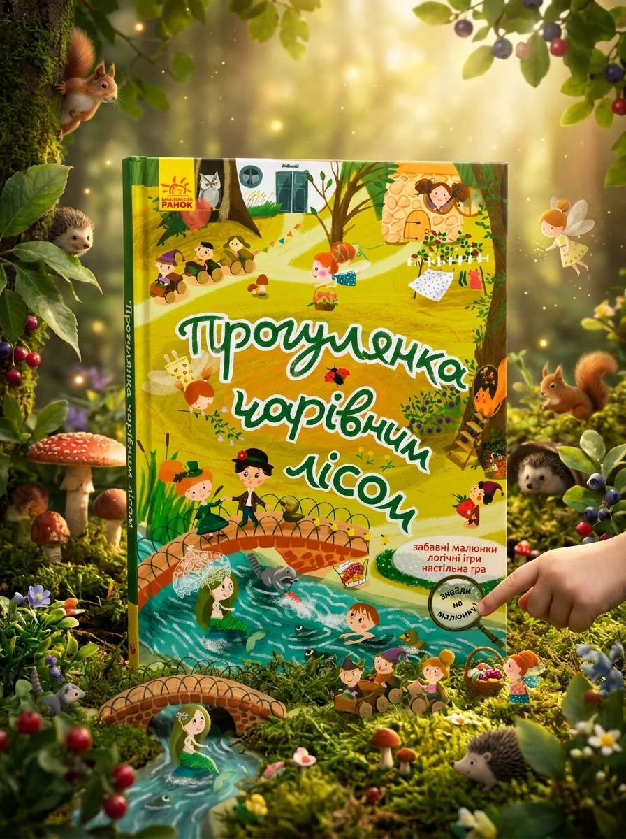 Знайди на малюнку. Прогулянка чарівним лісом — фото 2