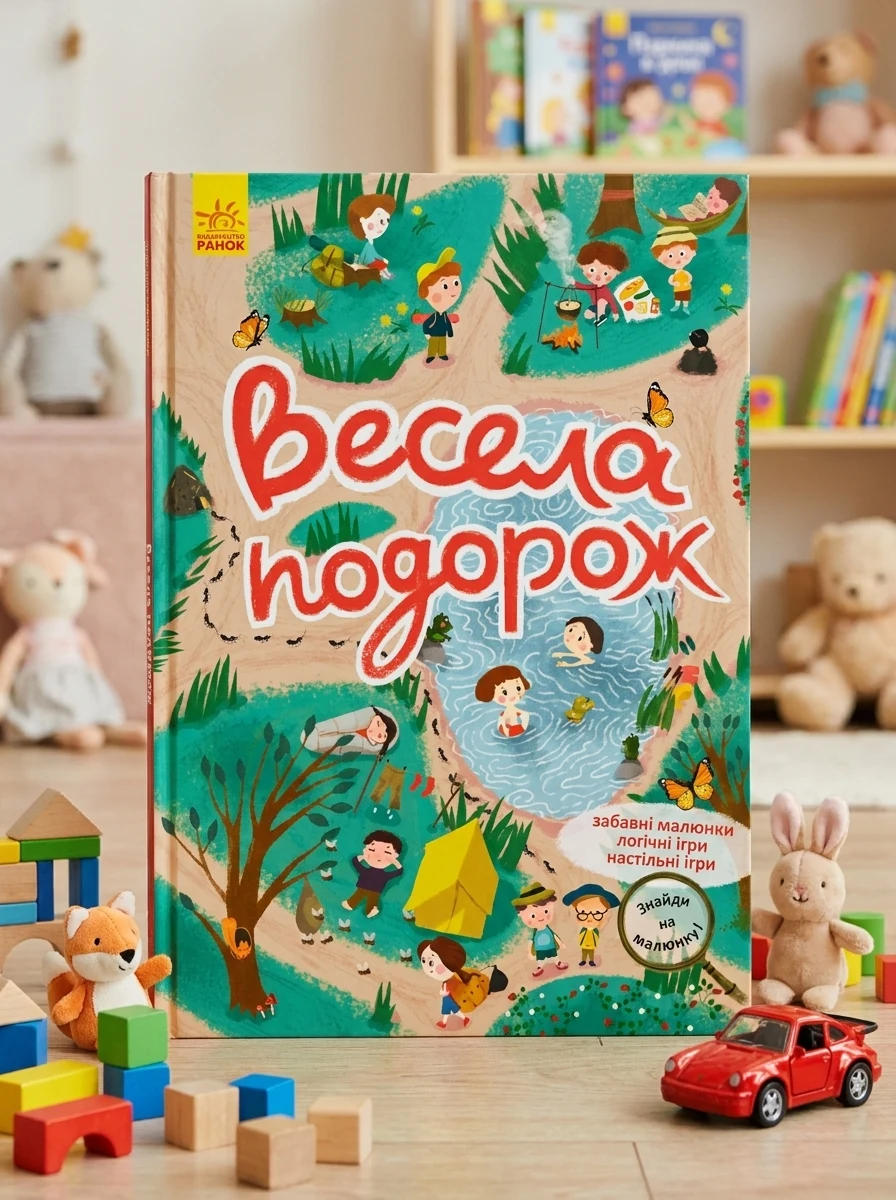 Знайди на малюнку. Весела подорож