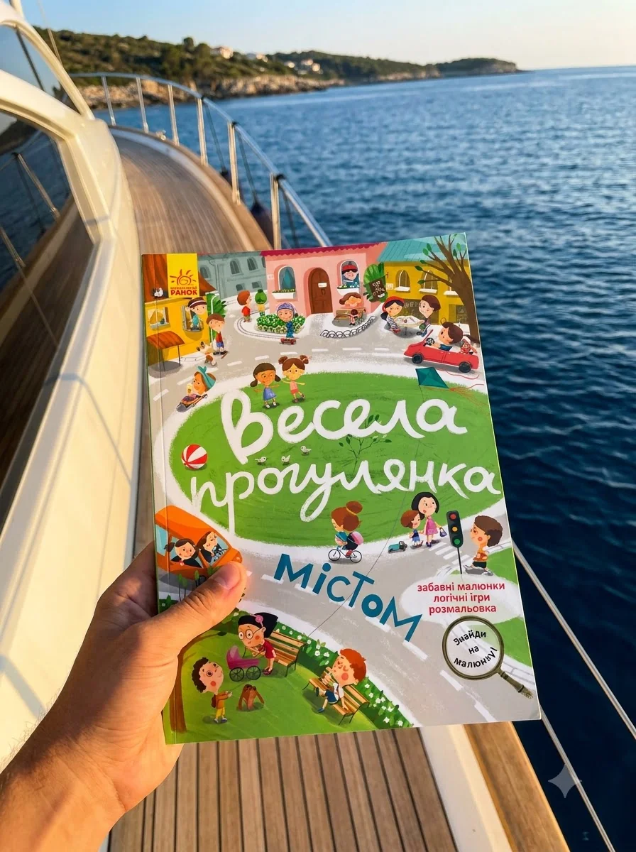 Знайди на малюнку. Весела прогулянка містом — Дитяча література