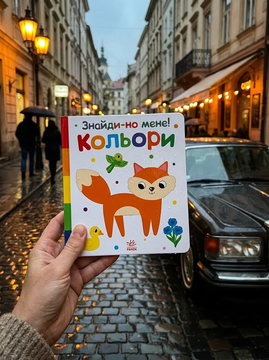 Знайди-но мене! Кольори — Розвивальні книги