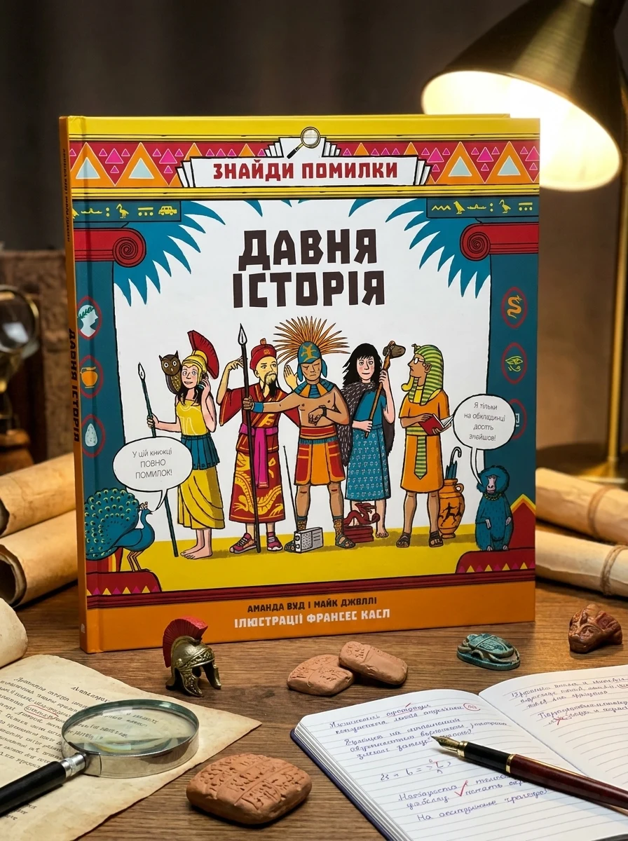Знайди помилки. Давня історія — Аманда Вуд, обкладинка