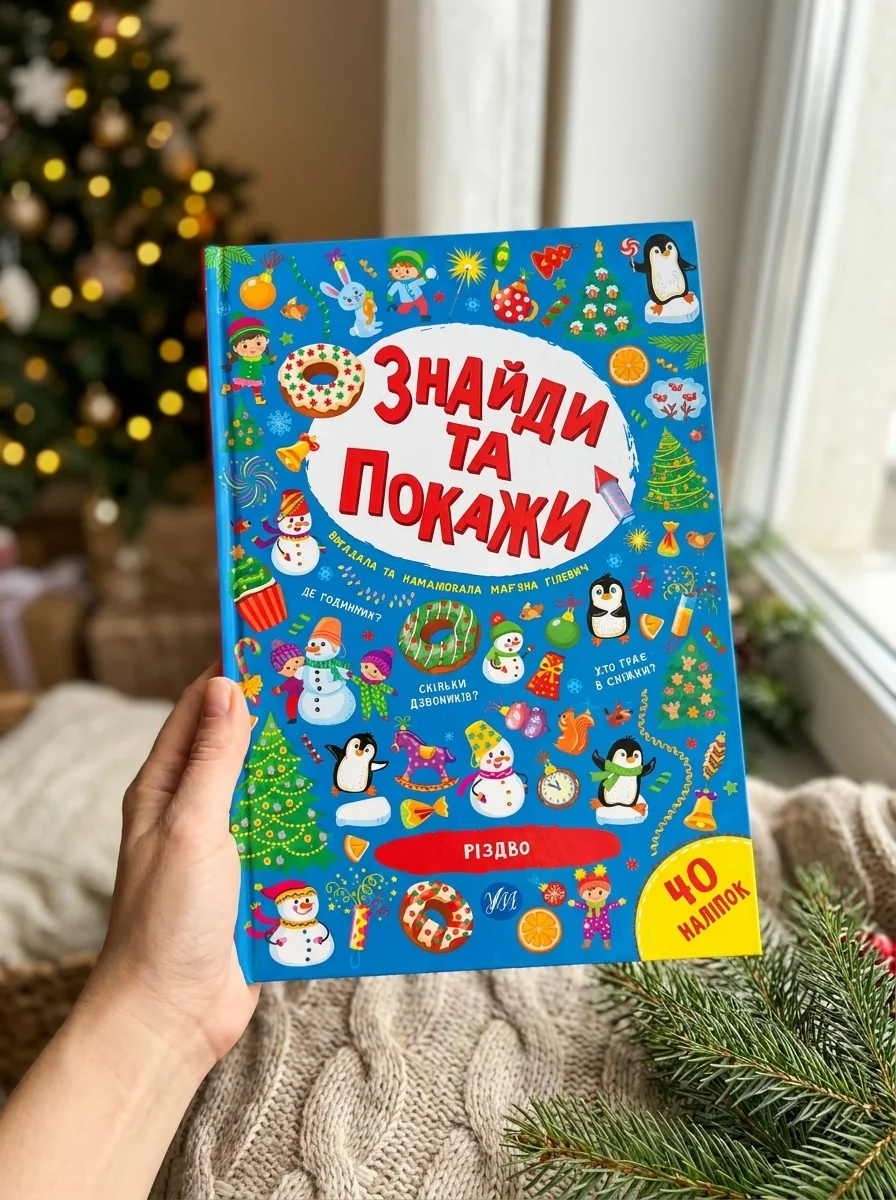 Знайди та покажи. Різдво — Книги-іграшки