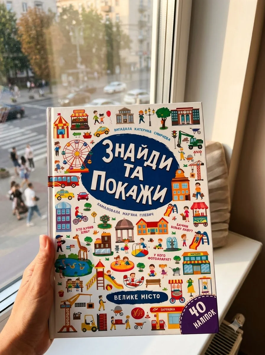 Знайди та покажи. Велике місто — Розвивальні книги