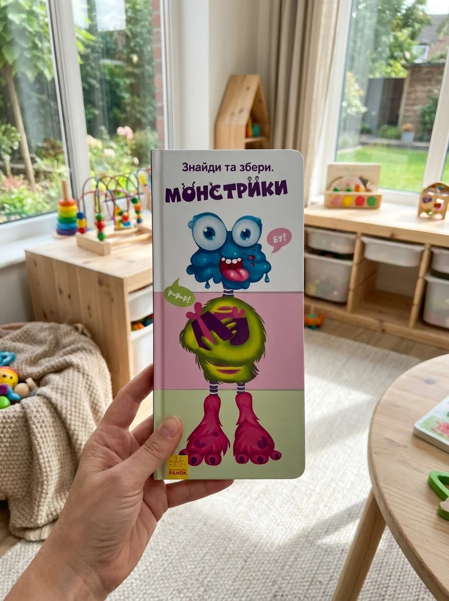 Знайди та збери. Монстрики — Дитяча література