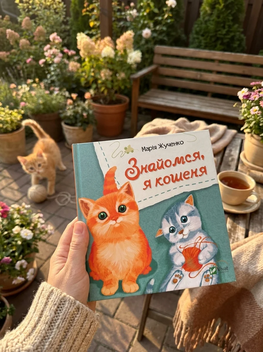 Знайомся, я кошеня — Розвивальні книги