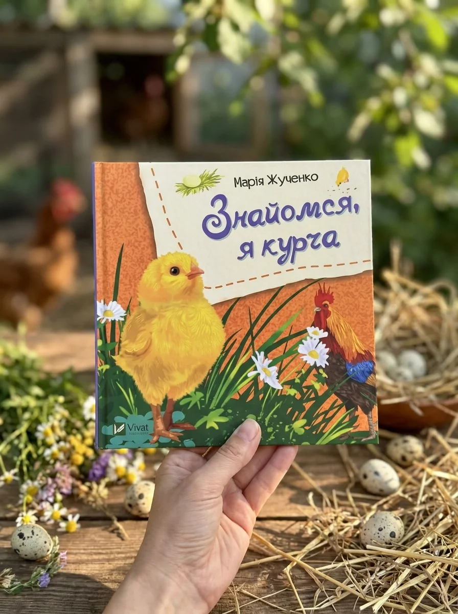Знайомся, я курча — Розвивальні книги