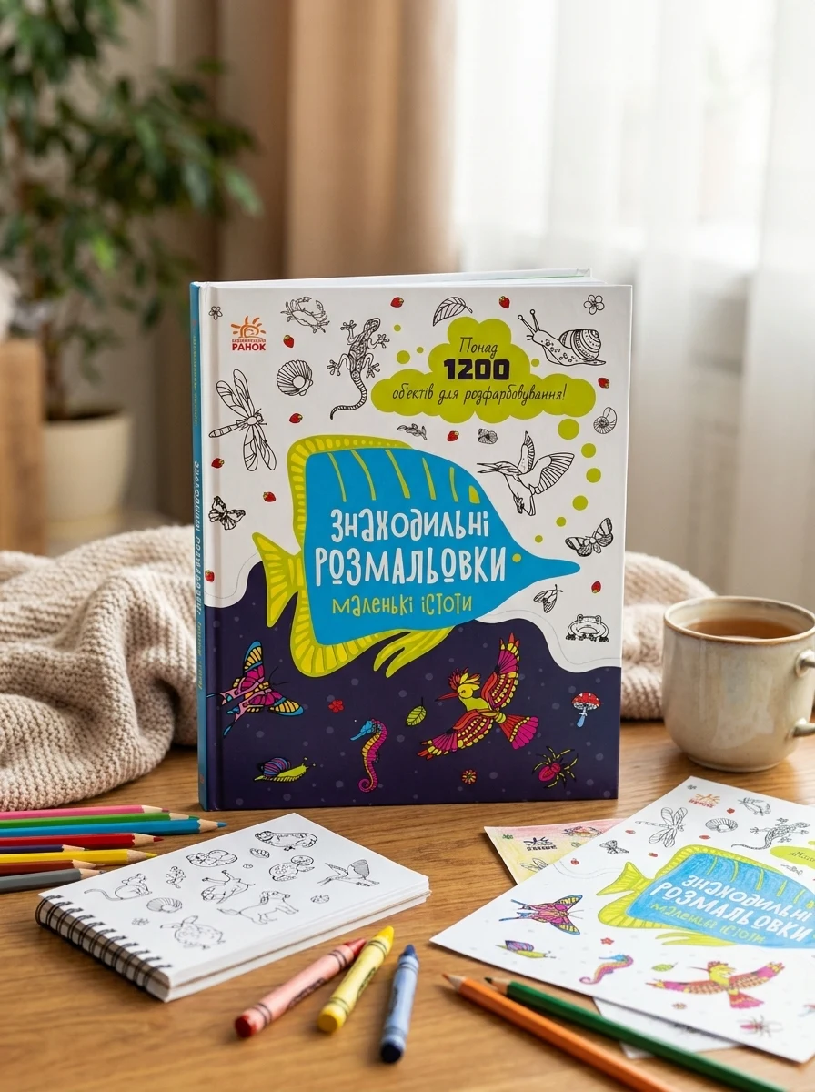 Знаходильні розмальовки: Маленькі істоти — фото 2