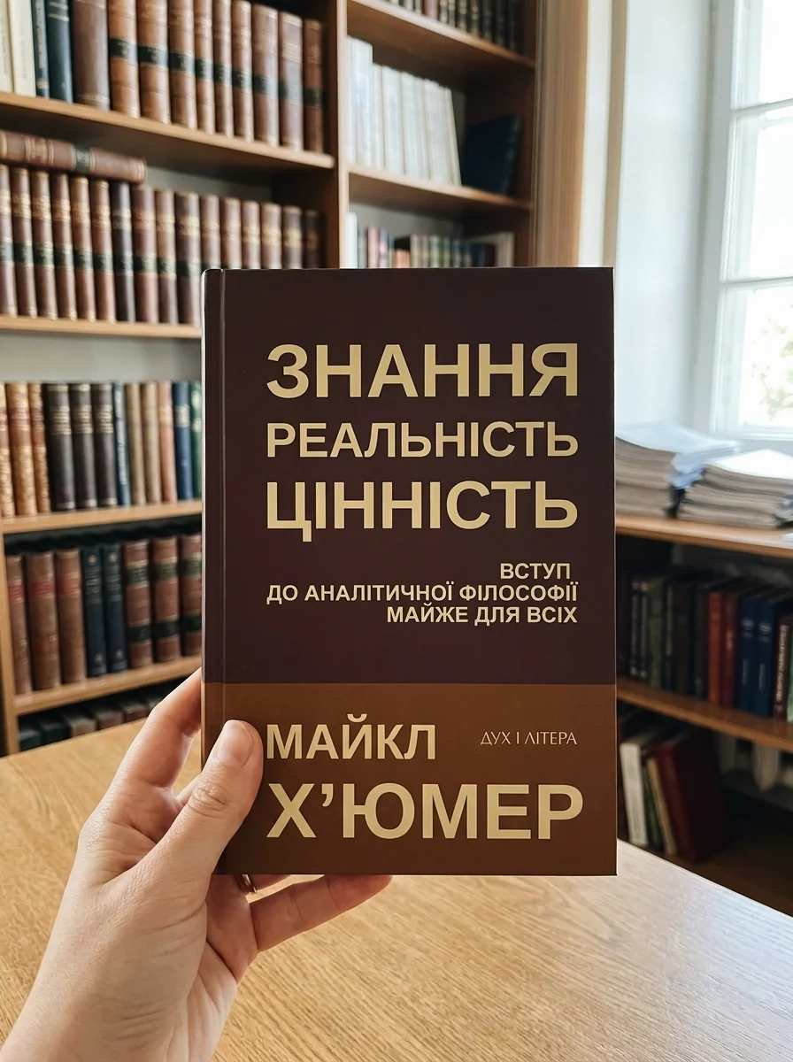 Знання. Реальність. Цінність: Вступ до аналітичної філософії майже для всіх — Майкл Х’юмер, обкладинка