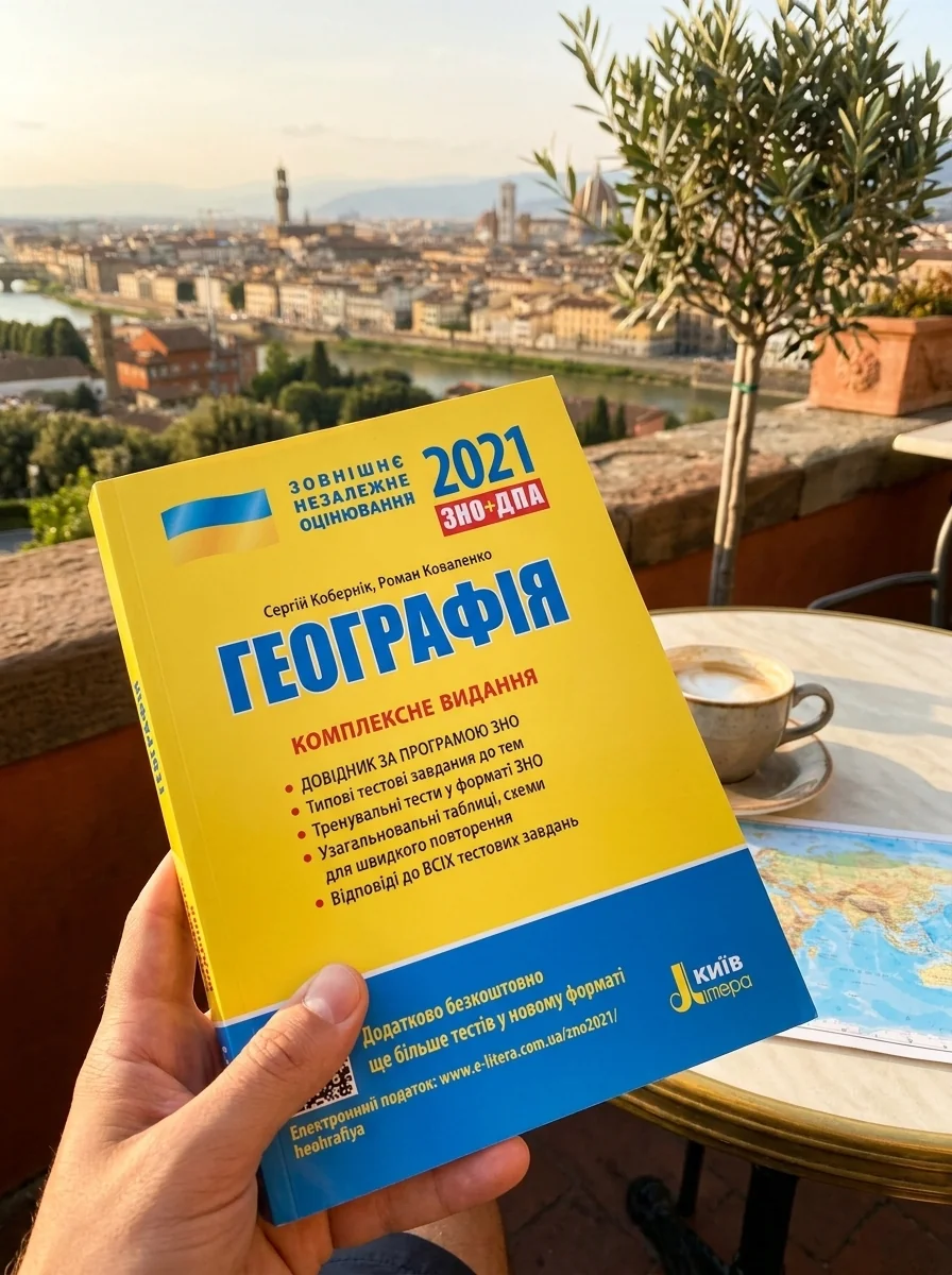 ЗНО 2021. Географія. Комплексне видання — Кобернік С., обкладинка