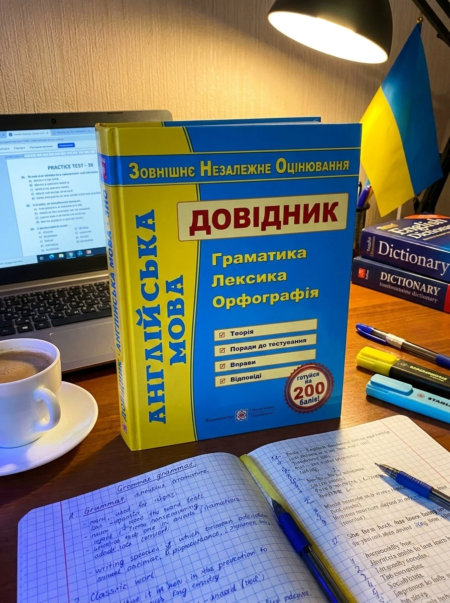 ЗНО 2022 Англійська мова. Довідник : граматика, лексика, орфографія