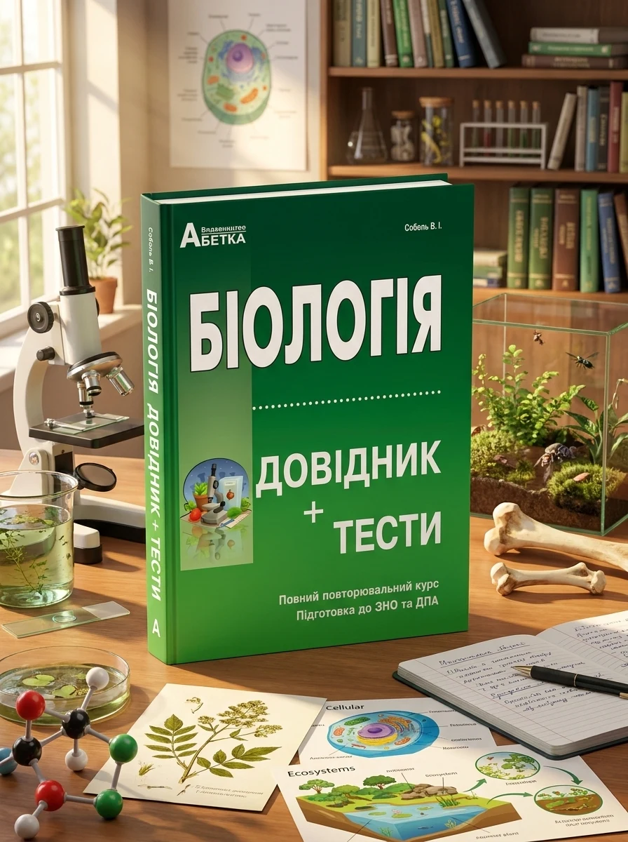 ЗНО 2022 Біологія. Довідник + тести. Для абітурієнтів та школярів. Повний повторювальний курс, підготовка до ЗНО. Рекомендовано МОН України — Соболь В., фото 2