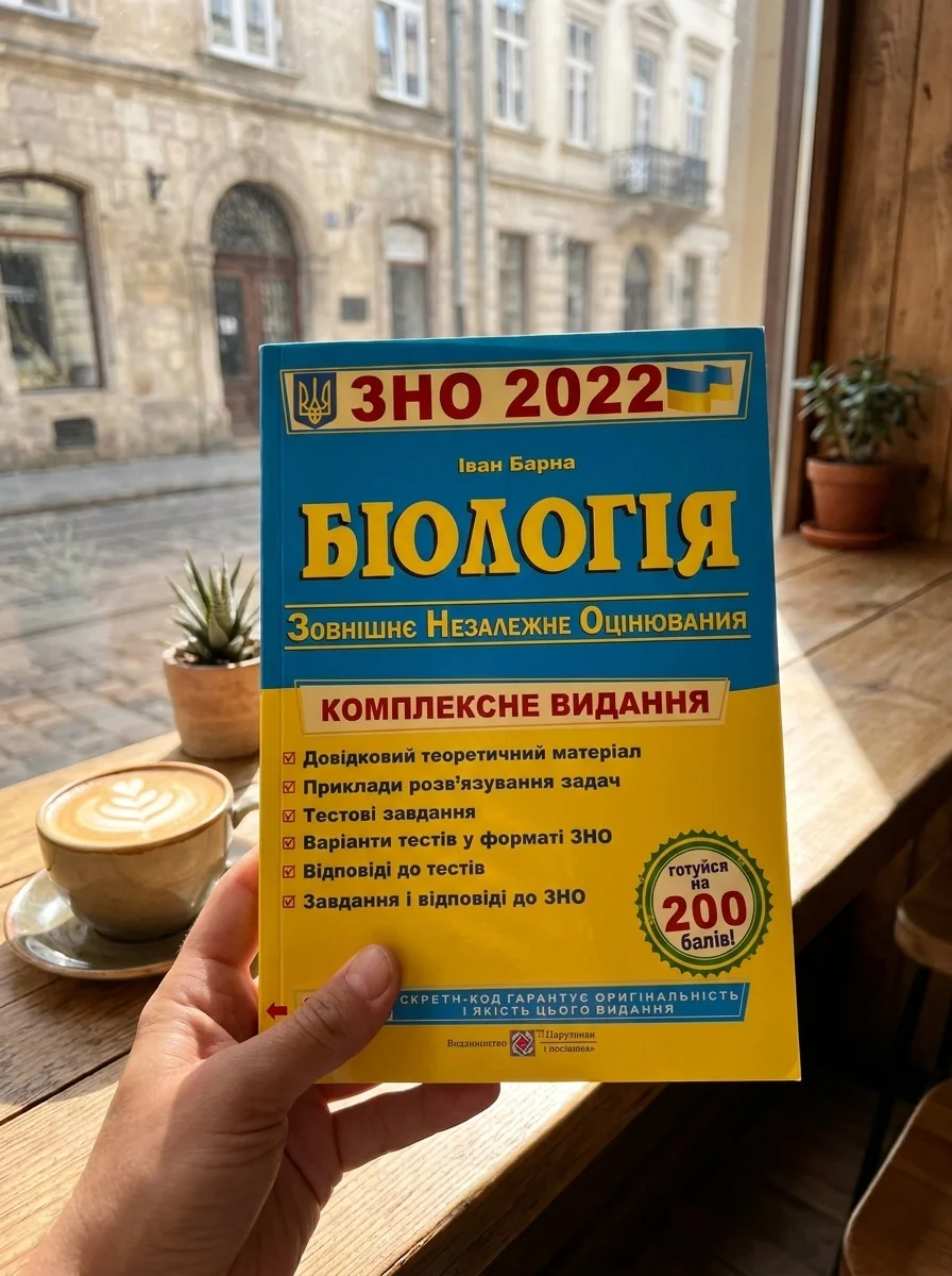 ЗНО 2022 Біологія. Комплексна підготовка — Барна Іван, обкладинка