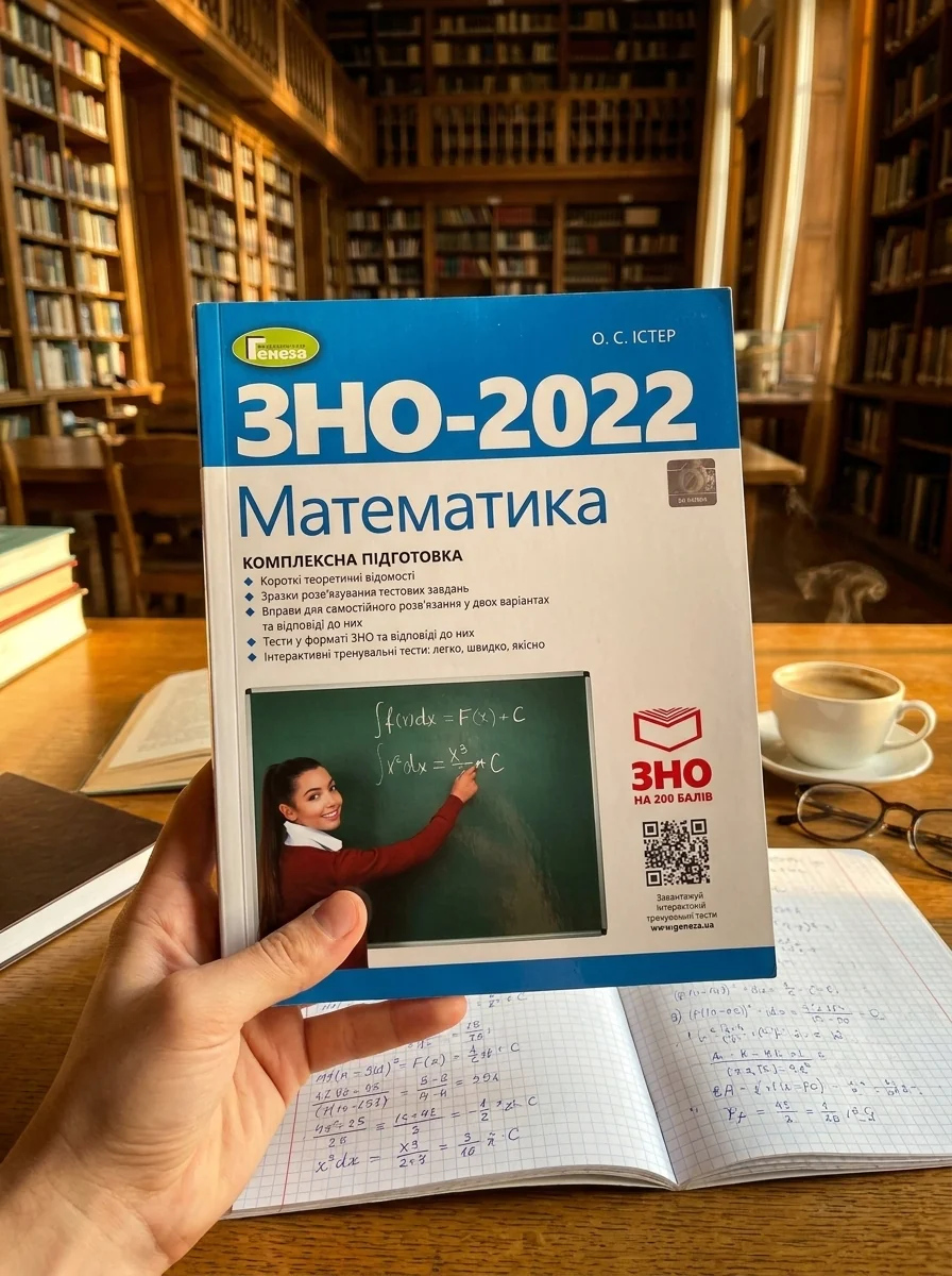 ЗНО 2022. Математика. Комплексна підготовка — Олександр Істер, обкладинка