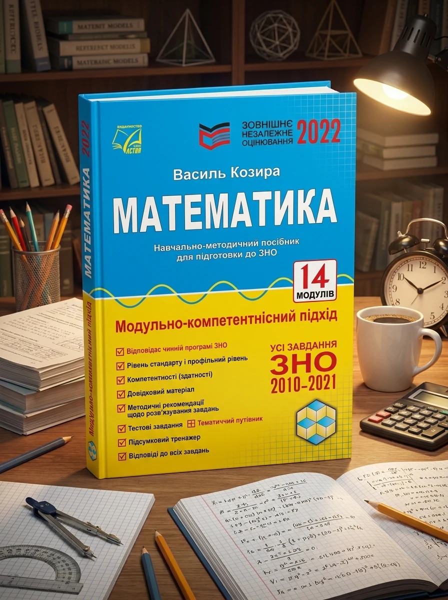 ЗНО 2022 Математика. Навчально-методичний посібник для підготовки до ЗНО — Козира В., фото 2