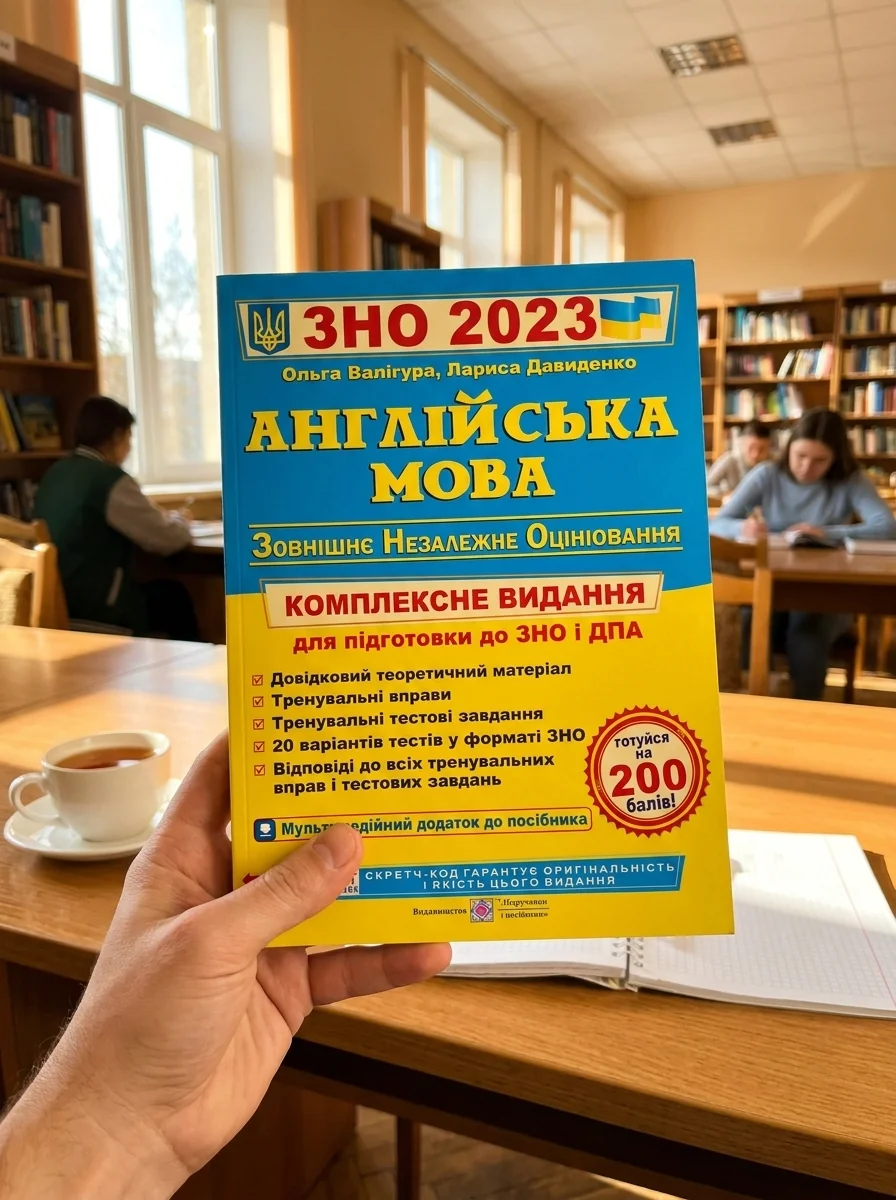 ЗНО 2023 Англійська мова. Комплексна підготовка до ЗНО 2023 — Валігура Ольга, обкладинка
