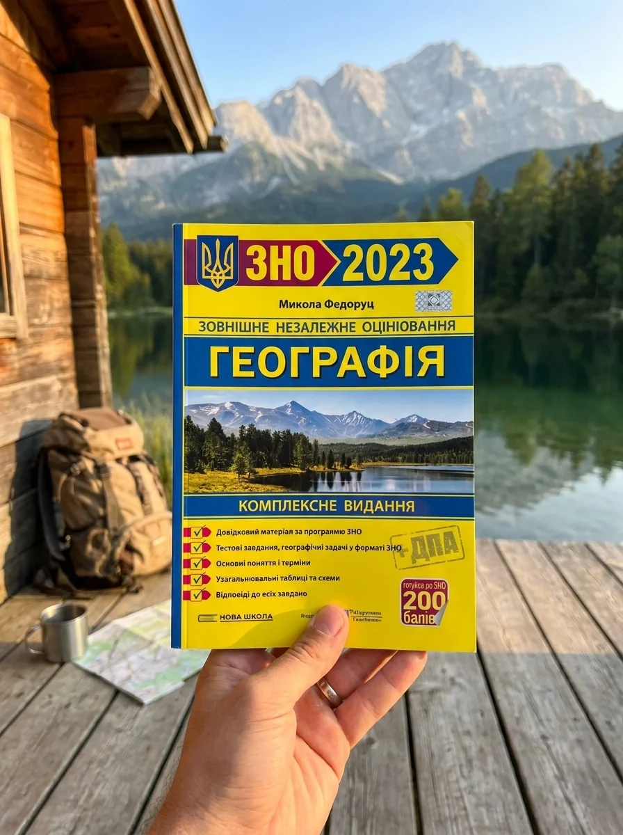 ЗНО 2023 Географія. Комплексне видання — Федоруц Микола, обкладинка