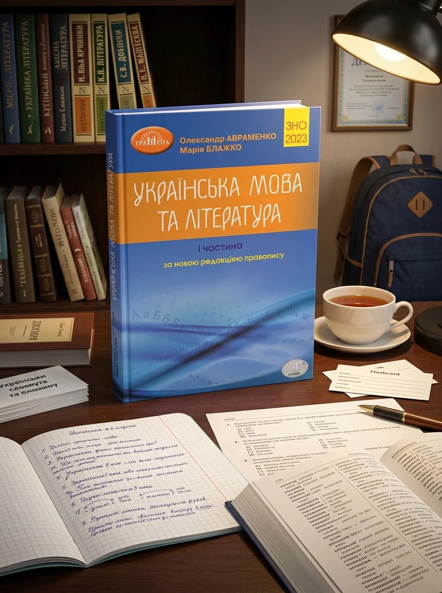 ЗНО 2023 Українська мова та література. І частина.  Довідник. Завдання в тестовій формі (Авраменко О.) — фото 2