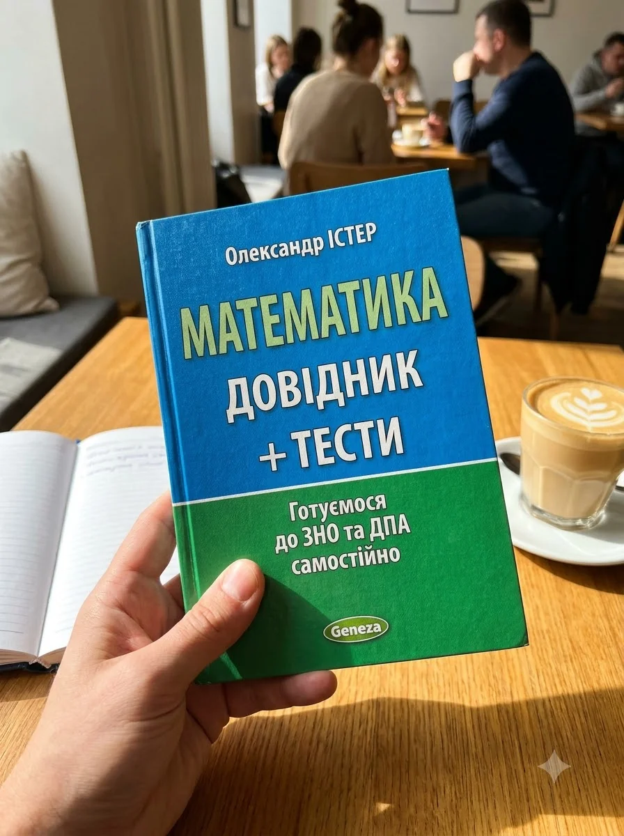 ЗНО. Математика. Довідник + Тести — Олександр Істер, обкладинка