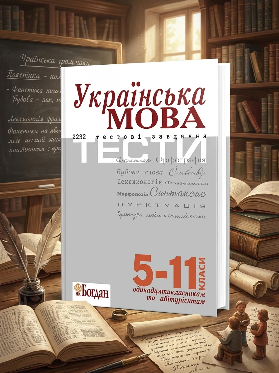 ЗНО. Українська мова. 2232 тести. 5-11 класи — Володимир Буда, обкладинка
