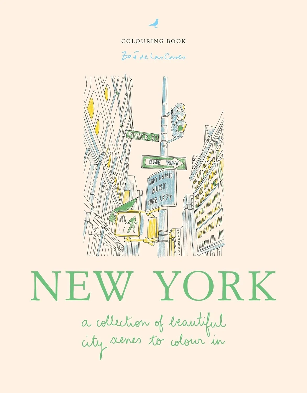 Zoé de Las Cases New York: A collection of beautiful city scenes to colour in