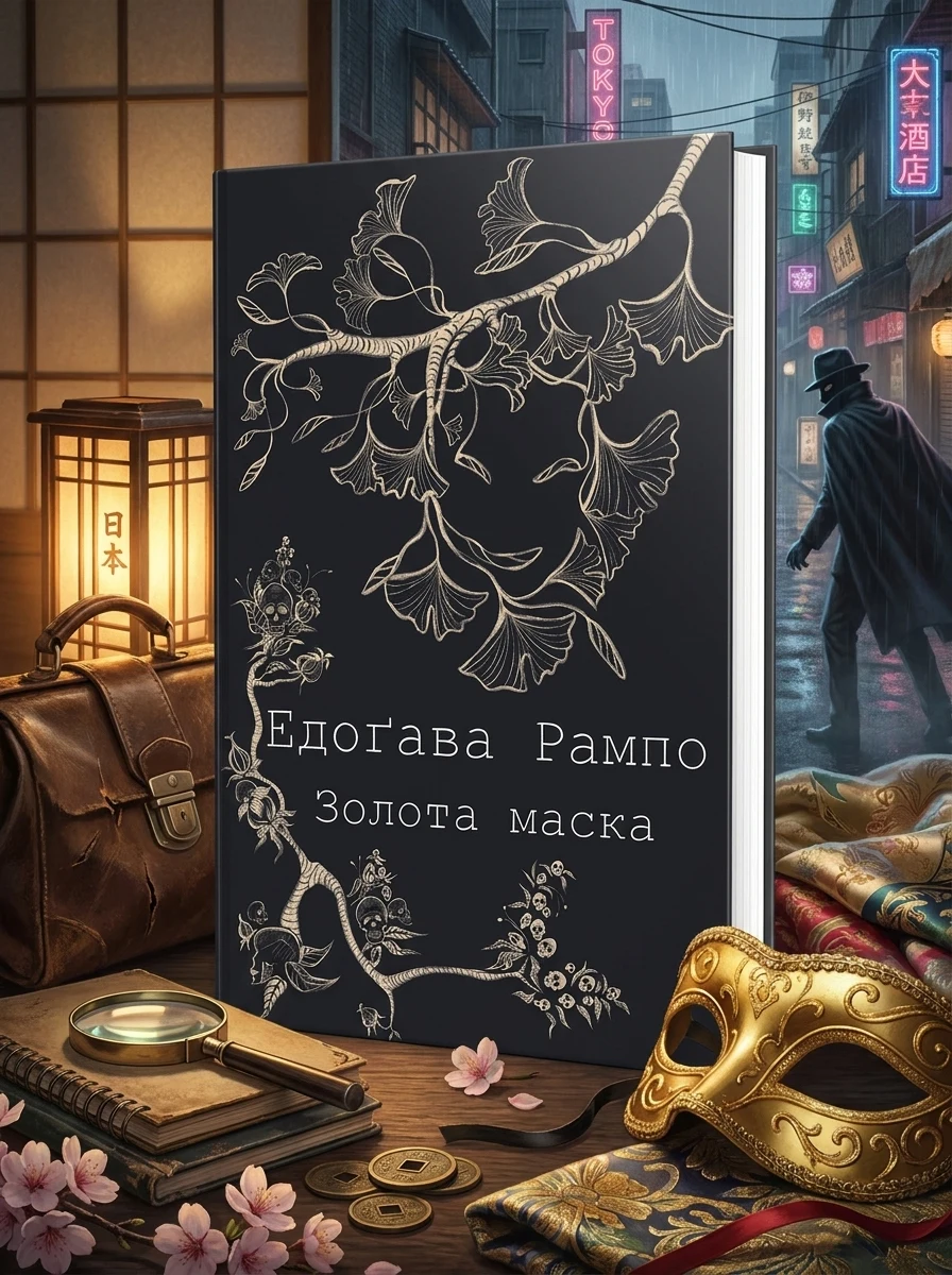 Золота маска — Едоґава Рампо, обкладинка