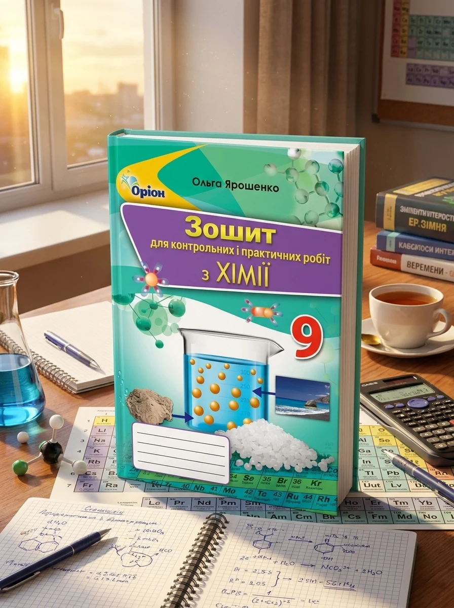 Зошит для контрольних і практичних робіт з хімії. 9 клас — Вивчення мов