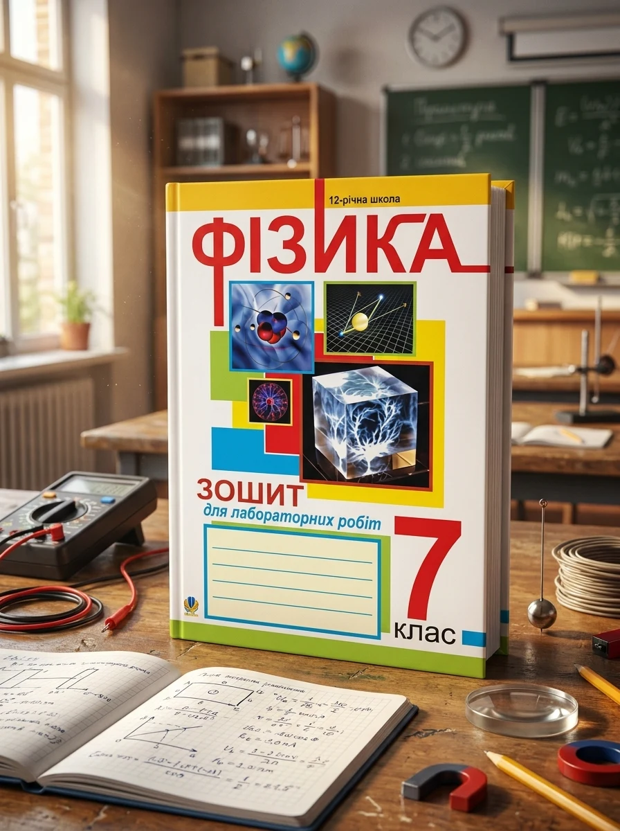 Зошит для лабораторних робіт з фізики. 7 клас
