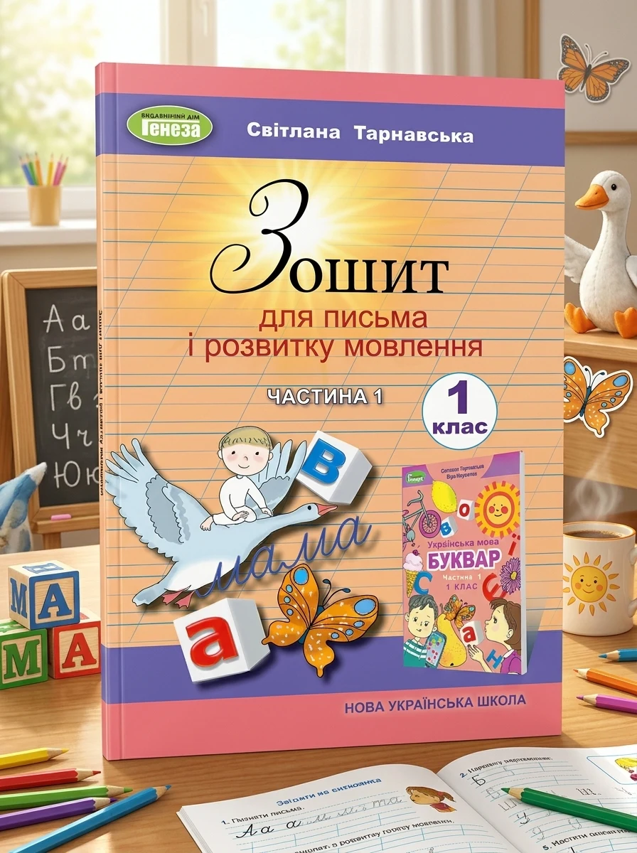 Зошит для письма і розвитку мовлення 1 клас. Частина 1