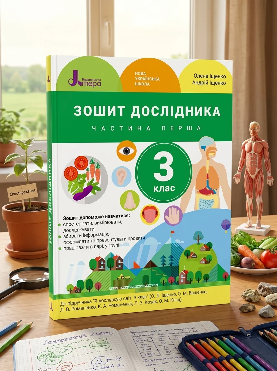 Зошит дослідника. 3 клас. Частина 1. До підручника Іщенко О. Л. та ін.