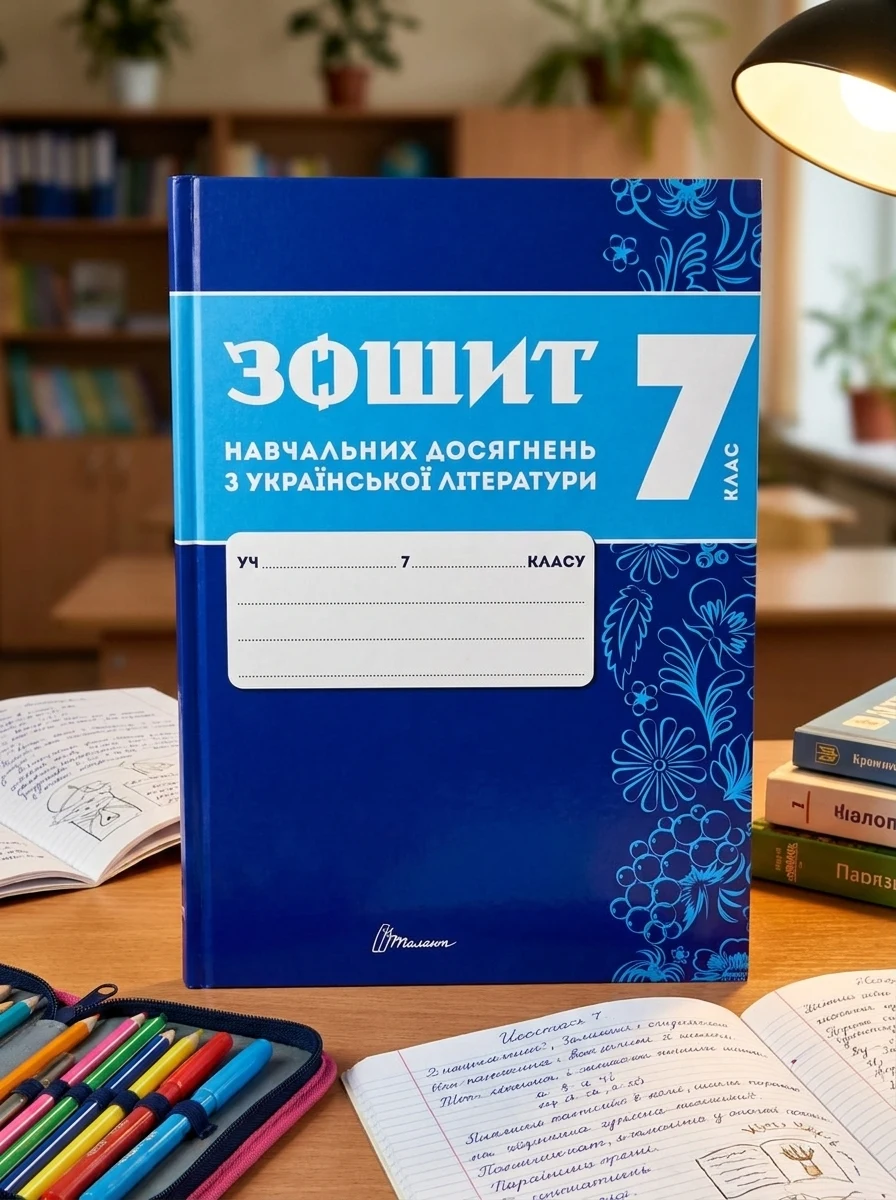 Зошит навчальних досягнень з української літератури. 7 клас