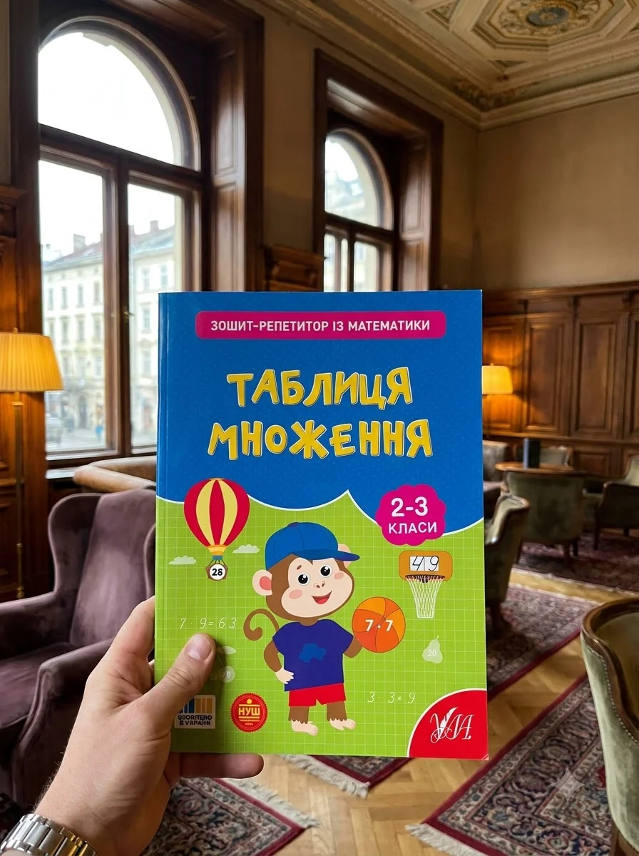 Зошит-репетитор з математики. 2-3 класи. Таблиця множення — фото 2